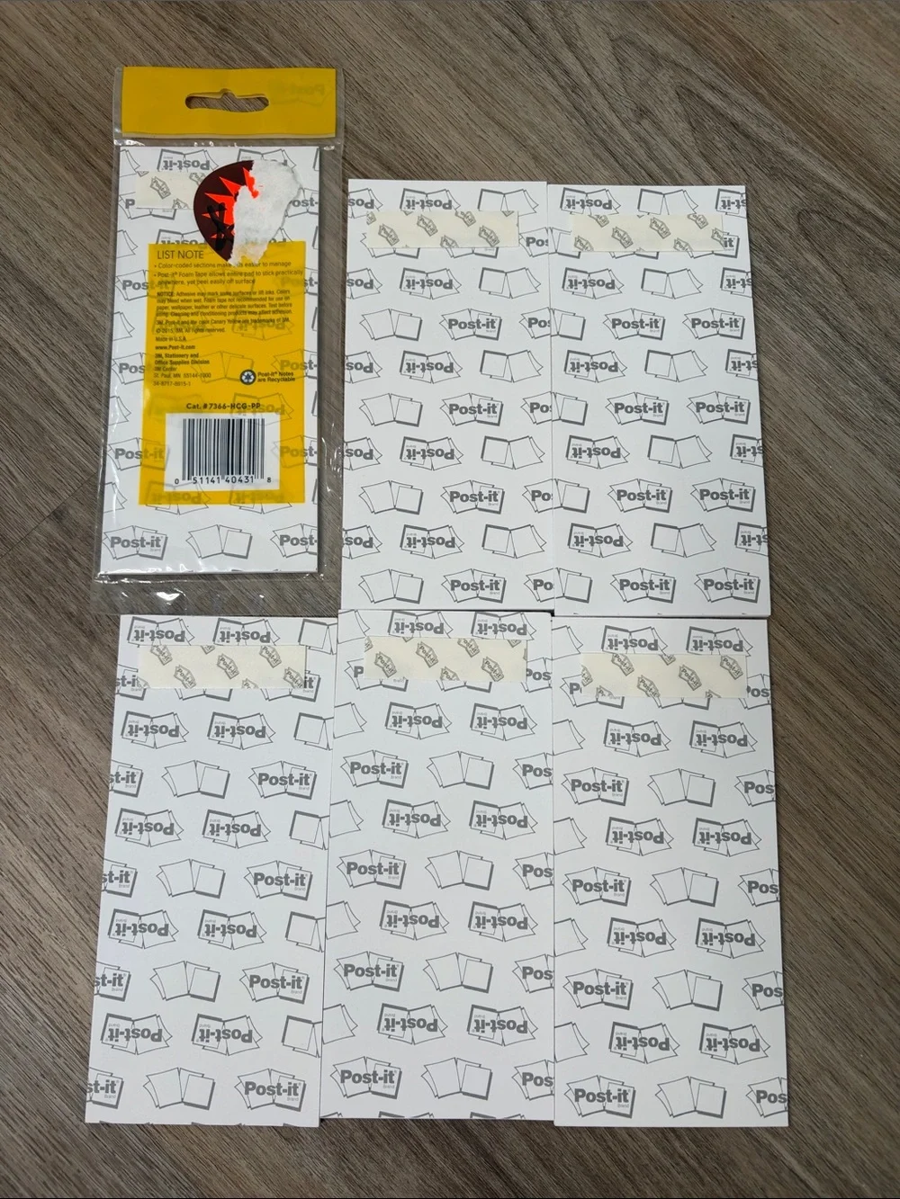 Post-It Notes List Notepad Set - Picture 2 of 4